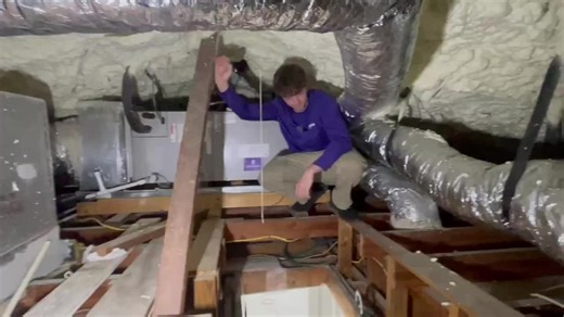 A short summary of how to replace an air handler in an attic! Genesis AC & Heat😉💜 904-788-9283 CAC 057890 • CFC 1432907 #ACTips #GenesisACandHeat
