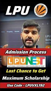 LPU Admission Process 2026 | LPUNEST 2026 | LPUNEST Coupon Code 2026 |Lovely Professional University
