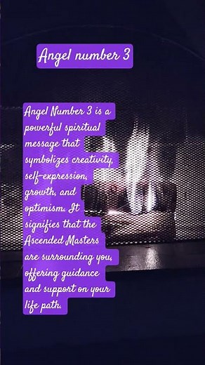 ✨Angel number 3 meaning🕊️ Why do we pay attention to a specific number? Part 1✨#angels