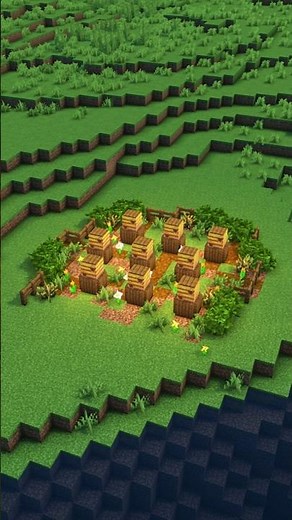 Bee Farm! 🐝 #minecraft #minecraftbuilding #minecraftbuilds #minecraftbuild #minecrafttutorial