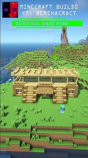 Minecraft: Oak Wood Survival Base! Beginner-friendly! ;)