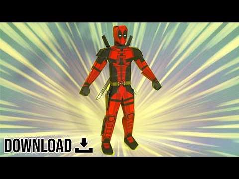 DIY How to Make Deadpool Papercraft Art 2025