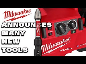 Milwaukee Tool just announced a bunch of new tool releases!