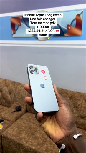 iPhone 12 Pro 128 Go écran changé à Bobo – 110 000 F