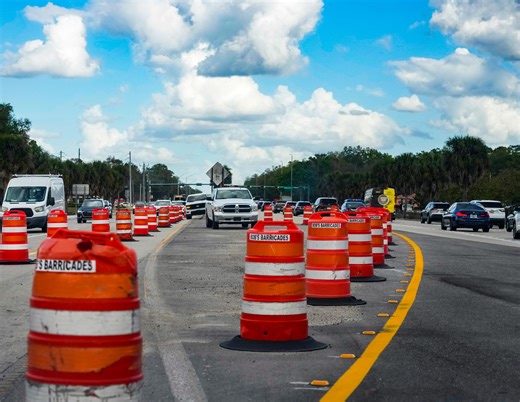 Collier County's traffic diamond making progress a year into project