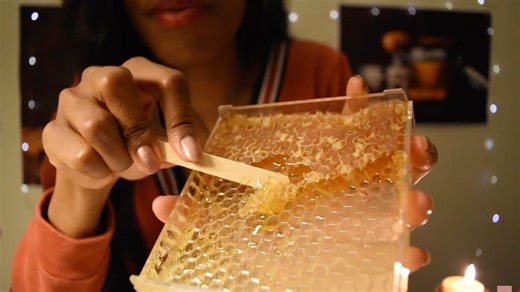 【Nefertiti】我的第一个ASMR视频 - 蜂蜜超放松护理（2025.3.11）