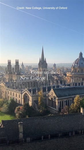 80K views · 2.8K reactions | This view of Oxford from New College Bell Tower  Built in 1400, the Bell Tower sits outside the medieval city walls and replaces one of the bastions of the wall.  | New College, Oxford #OxfordUni #OxfordUniversity #OxfordColleges #NewCollege #ThingsToSeeInOxford | University of Oxford | Facebook