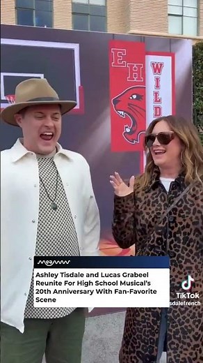 Ashley Tisdale and Lucas Grabeel Recreate an Iconic High School Musical Moment