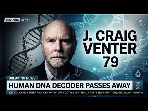 Human Genome Decoder J. Craig Venter Passes Away at 79