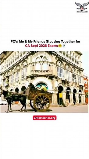 POV: Me & My Friends Studying Together for CA Sept 2026 Exam