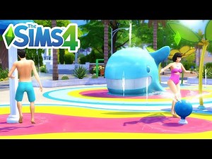 How To Go To The Water Park (Growing Together Location And Activities) - The Sims 4