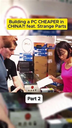 Building a PC CHEAPER in CHINA! feat. Strange-p2#techtok #techreview #hardware #pcbuild #techtoktips