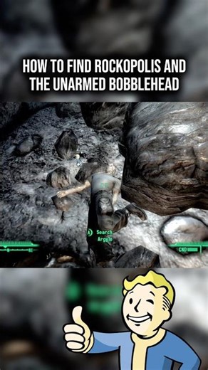 How to find ROCKOPOLIS and the UNARMED BOBBLEHEAD