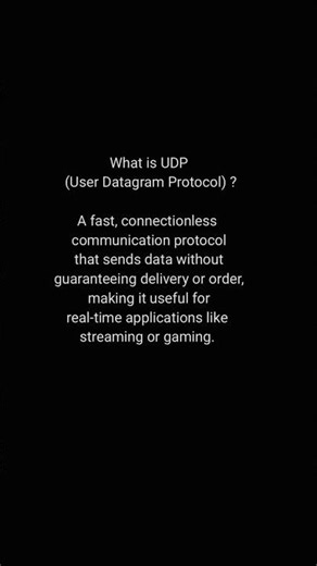 What is UDP (User Datagram Protocol) ? #aisecurity