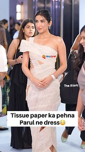 7.9K views · 21 reactions | Nish Hair ki maalkin hokar Parul ne pehna tissue paper se bana dress  #ParulGulati | Filmygyan Viral | Facebook