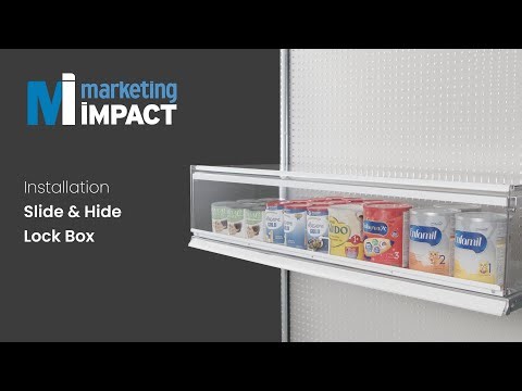 Slide and Hide Lock Box Installation | Marketing Impact Limited