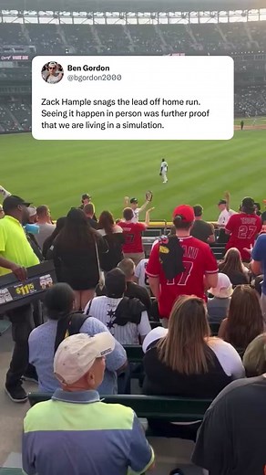 Zack Hample catches Taylor Ward's lead-off dinger in Chicago