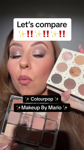 Colourpop 11:11 vs Makeup By Mario Ethereal Palettes