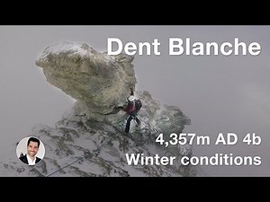 Dent Blanche in Scottish Winter conditions