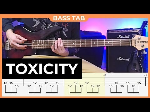 SYSTEM OF A DOWN - Toxicity - Bass Cover with Bass Tabs - S.O.A.D.