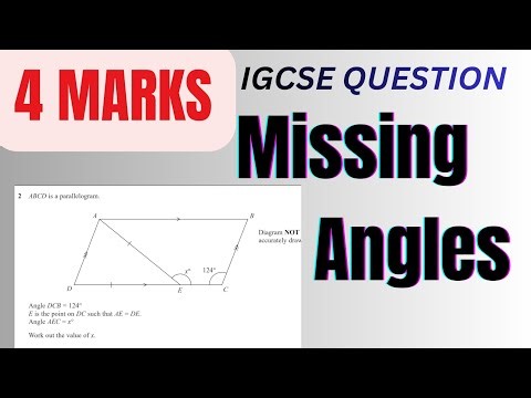 Solve for x: Parallelogram & Isosceles Triangle Properties | GCSE Math Prep
