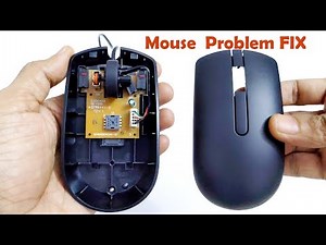 How to Fix Mouse Click & scroll problem | Dell mouse not working (click problem) mouse fixed