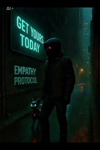 🐾Cyber Dog Lost in the Future City 🌃 |RoboDogLog 002 | #viralshorts #dog #futurepets #cyberpunk