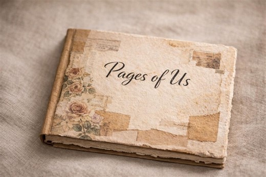 Pages of Us Printable Memory Book | Write-in Keepsake Story Book | Vintage Collage Love Journal - Etsy