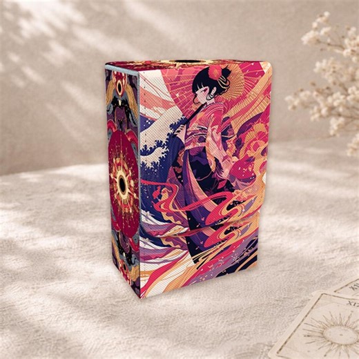 Tarot Card Box, PU Leather Deck Organizer, Protective Tarot Deck Storage,red Umbrella Girl - Etsy