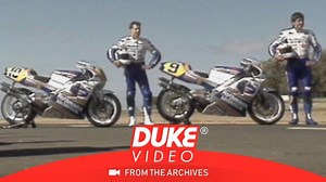 Pre-season testing of the 1990 Rothmans Honda NSR500 - MotoGP Videos