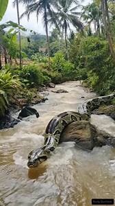 854K views · 8.1K reactions | Giant anaconda snake caught on camera in a rocky river  #anaconda #amazon #sucuri #gigante #nature | Rudy Guntara | Facebook