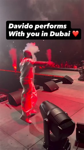 TheCelebritydiaryroom on Instagram: "See the moment davido performed his Grammy nominated song with you currently in Dubai !!"