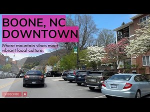 Discover the quaint charm of downtown Boone, NC, where mountain vibes meet vibrant local culture.