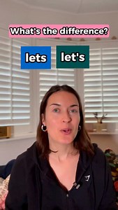 6.9K views · 5.4K reactions | LETS and LET’S - what’s the difference in Eng?  #englishgrammar #grammar #english #learnenglish #angielski #anglais #ingles #inglese #englisch | English with Aga | Facebook