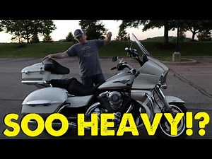 My First Time on a Cruiser Motorcycle! || 2012 Vulcan Voyager (900 Pounds)