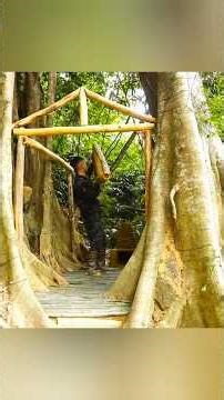 🔥 Building a Warm Underground Shelter Under a Fallen Tree | Bushcraft Survival#survival