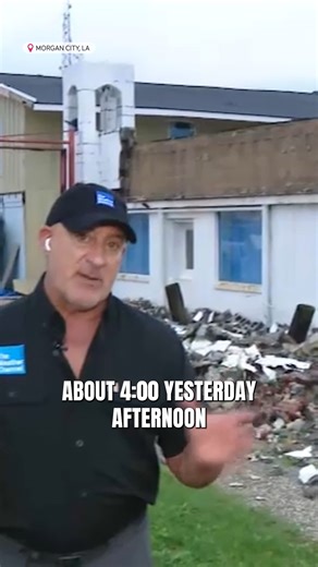 As the sun rises in Morgan City, Louisiana, The Weather Channel's Jim Cantore looks at Hurricane Francine's damage. #weather #hurricanefrancine #news #louisiana | Pattrn