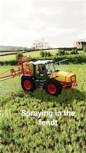 spraying the fendt #agrifuture #farming #farmingtraditions