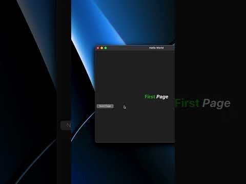 Switch Page in QML | QT | QtCreator