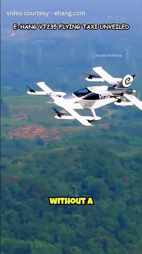 EHang VT35: The Future of Urban Air Mobility!! #futuretech #shorts #engineering
