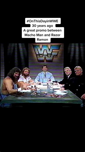 Classic WWF Promo: Macho Man Randy Savage Vs. Razor Ramon