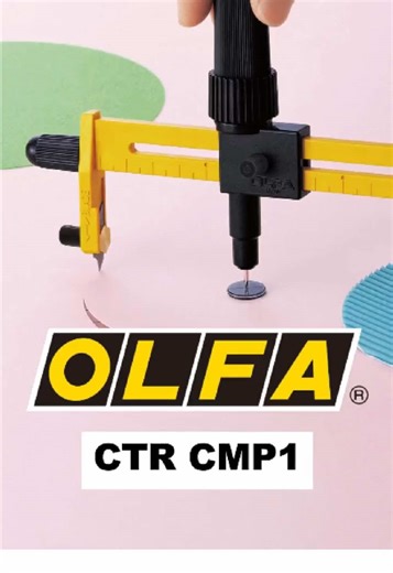 🎄The Perfect Gift for Craft Perfectionists!🎄 This holiday season, give the gift of precision with the OLFA CMP-1 Compass Circle Cutter! Whether it's crafting, scrapbooking, or model making, this tool creates perfect circles with ease. It is ideal for cutting circles from films, cardboard, light wood, or paper, delivering the precision of a top-quality art knife. Great for crafts, photography, memory books, and more—this is the tool every creative mind needs! #ChristmasGifts #CraftingTools #Pre