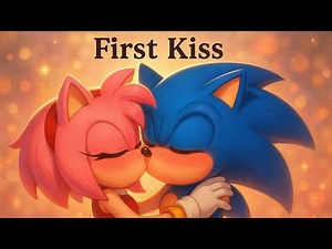 💙 Sonic & Amy’s First Kiss 💕 | romantic Animated Comic Dub (By SherryDoodlez)