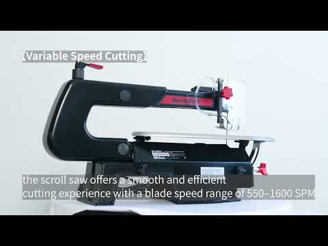 BUCKTOOL 16” Variable Speed Scroll Saw (SSA16VL) – Precision Cutting Made Easy!