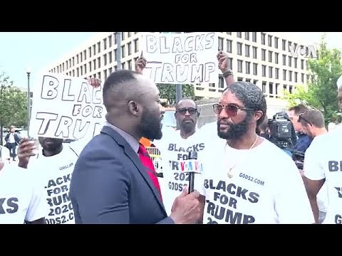 'Blacks for Trump' Rallying Against Indictment