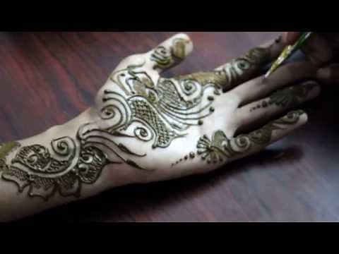One of the best Simple Arabic Mehndi Design for Hand