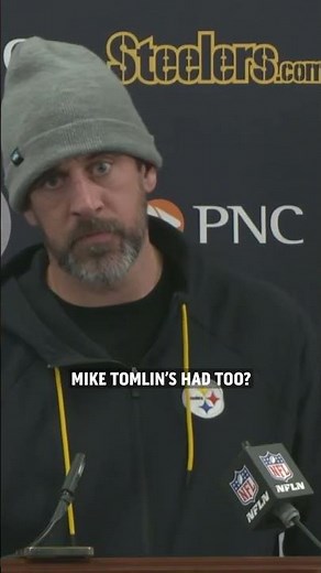 Aaron Rodgers kept it very REAL when talking after the Steelers’ win 😳