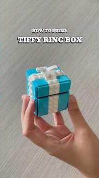 Lego Ring Box Tutorial - Tiffy Style