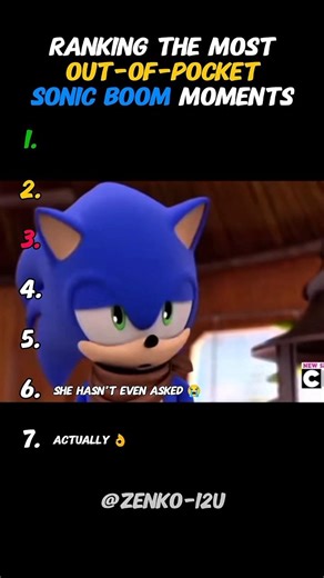 Ranking Funniest Sonic Boom Moments 🤣