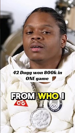 42 Dugg won 800k in ONE game 🤯‼️#42dugg #storytime #shorts